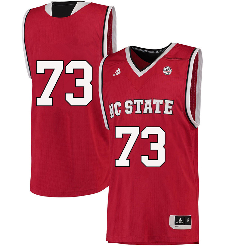 Men #73 Vic Molodet NC State Wolfpack College Basketball Jerseys-Red - Click Image to Close